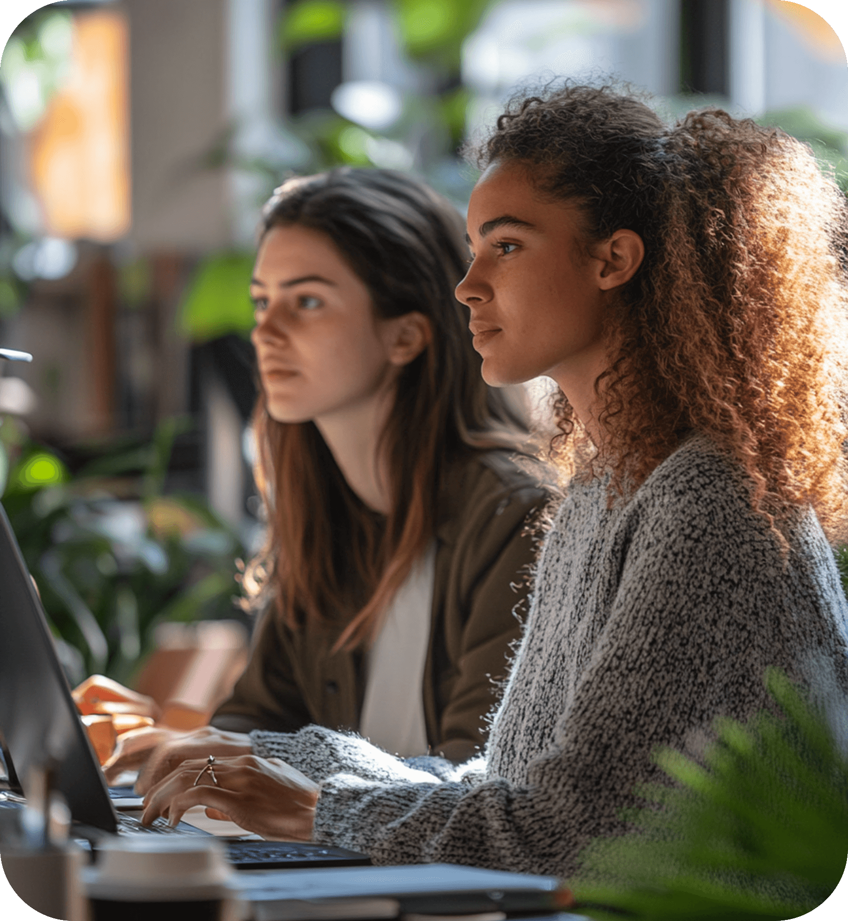 Team members collaborating